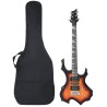 Guitare électrique pour débutants et sac marron et noir 4/4 39" 