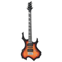 Guitare électrique pour débutants et sac marron et noir 4/4 39" 