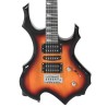 Guitare électrique pour débutants et sac marron et noir 4/4 39" 
