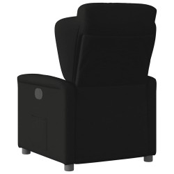 Fauteuil inclinable Noir Tissu 