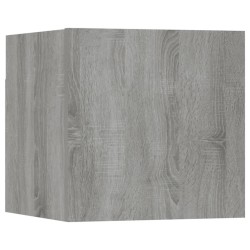 Meubles TV muraux 8 pcs Sonoma gris 30,5x30x30 cm 