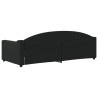 Lit de repos sans matelas noir 90x200 cm tissu 