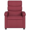 Fauteuil de massage inclinable Rouge bordeaux Tissu 