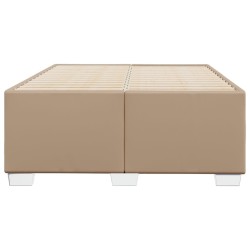 Cadre de lit sans matelas cappuccino 120x190 cm similicuir 