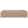Cadre de lit sans matelas cappuccino 120x190 cm similicuir 