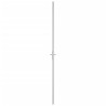 Porte intérieure 93x201,5 cm Blanc Verre mat et aluminium 