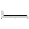 Cadre de lit Blanc Similicuir 100 x 200 cm 