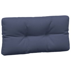 Coussins palette lot de 5 tissu bleu marine 
