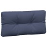 Coussins palette lot de 5 tissu bleu marine 