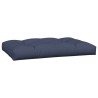 Coussins palette lot de 5 tissu bleu marine 