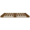 Lit de palette sans matelas marron miel 120x200 cm bois massif 