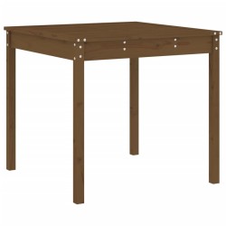 Ensemble de bistrot de jardin 3 pcs marron miel bois pin massif 