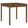 Ensemble de bistrot de jardin 3 pcs marron miel bois pin massif 