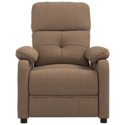 Fauteuil inclinable Marron Tissu 