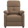 Fauteuil inclinable Marron Tissu 