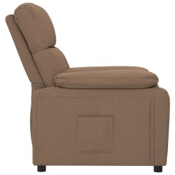 Fauteuil inclinable Marron Tissu 