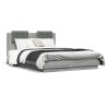 Cadre de lit sans matelas sonoma gris 120x190 cm 