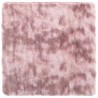 Tapis Shaggy à poils longs NAVARRA rose poudré 200x200 cm 
