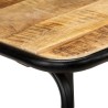 Chaises de bar lot de 4 bois de manguier solide 