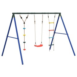 Jeu balançoire d'extérieur balançoire échelle et corde à disque 