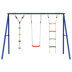 Jeu balançoire d'extérieur balançoire échelle et corde à disque 