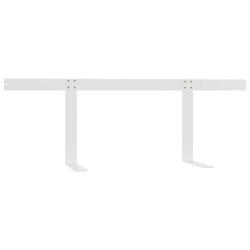 Dossier pour canapé palette Blanc 110 cm Fer 