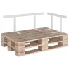 Dossier pour canapé palette Blanc 110 cm Fer 