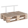Dossier pour canapé palette Blanc 110 cm Fer 