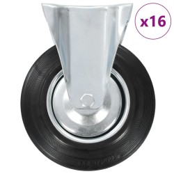 16 pcs Roulettes fixes 200 mm 