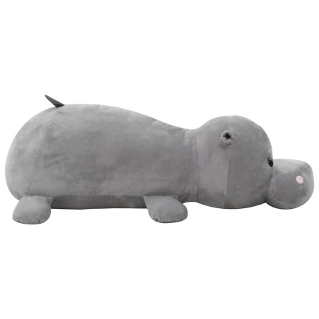 hippopotame en peluche Gris 