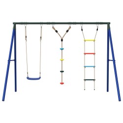 Jeu balançoire d'extérieur balançoire échelle et corde à disque 