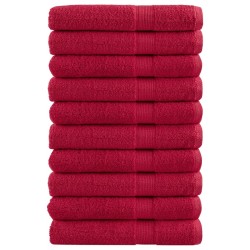Serviettes de qualité supérieure SOLUND 10 pcs rouge 600 g/m² 