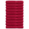 Serviettes de qualité supérieure SOLUND 10 pcs rouge 600 g/m² 