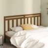 Tête de lit Marron miel 206x4x100 cm Bois massif de pin 