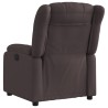 Fauteuil inclinable Marron foncé Tissu 