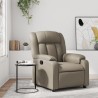 Fauteuil inclinable Cappuccino Similicuir 