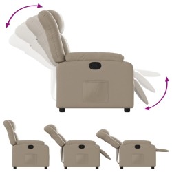 Fauteuil inclinable Cappuccino Similicuir 