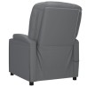 Fauteuil inclinable électrique Anthracite Similicuir 