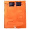 Sac de couchage double et oreillers adultes camping 3-4 saisons 
