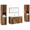 Ensemble de meubles salle de bain 4 pcs bois d'ingénierie 
