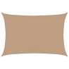 Voile d'ombrage 160 g/m² Taupe 4x5 m PEHD 