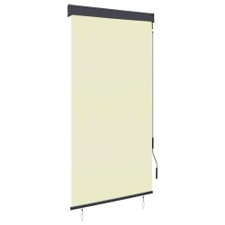 Store roulant d'extérieur 80 x 250 cm Crème 
