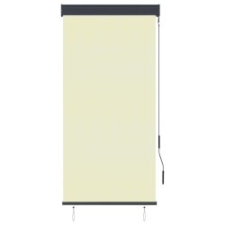Store roulant d'extérieur 80 x 250 cm Crème 