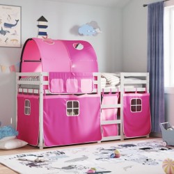 Lit superposé sans matelas 90x190 cm bois de pin massif 