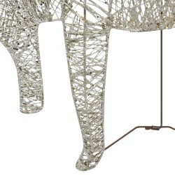 Rennes de Noël 2 pcs Doré 40 LED 