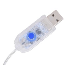 Rennes de Noël 2 pcs Doré 40 LED 