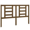 Tête de lit Marron miel 141x4x100 cm Bois massif de pin 