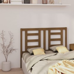 Tête de lit Marron miel 141x4x100 cm Bois massif de pin 