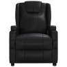 Fauteuil inclinable Noir Similicuir 
