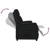Fauteuil inclinable Noir Similicuir 